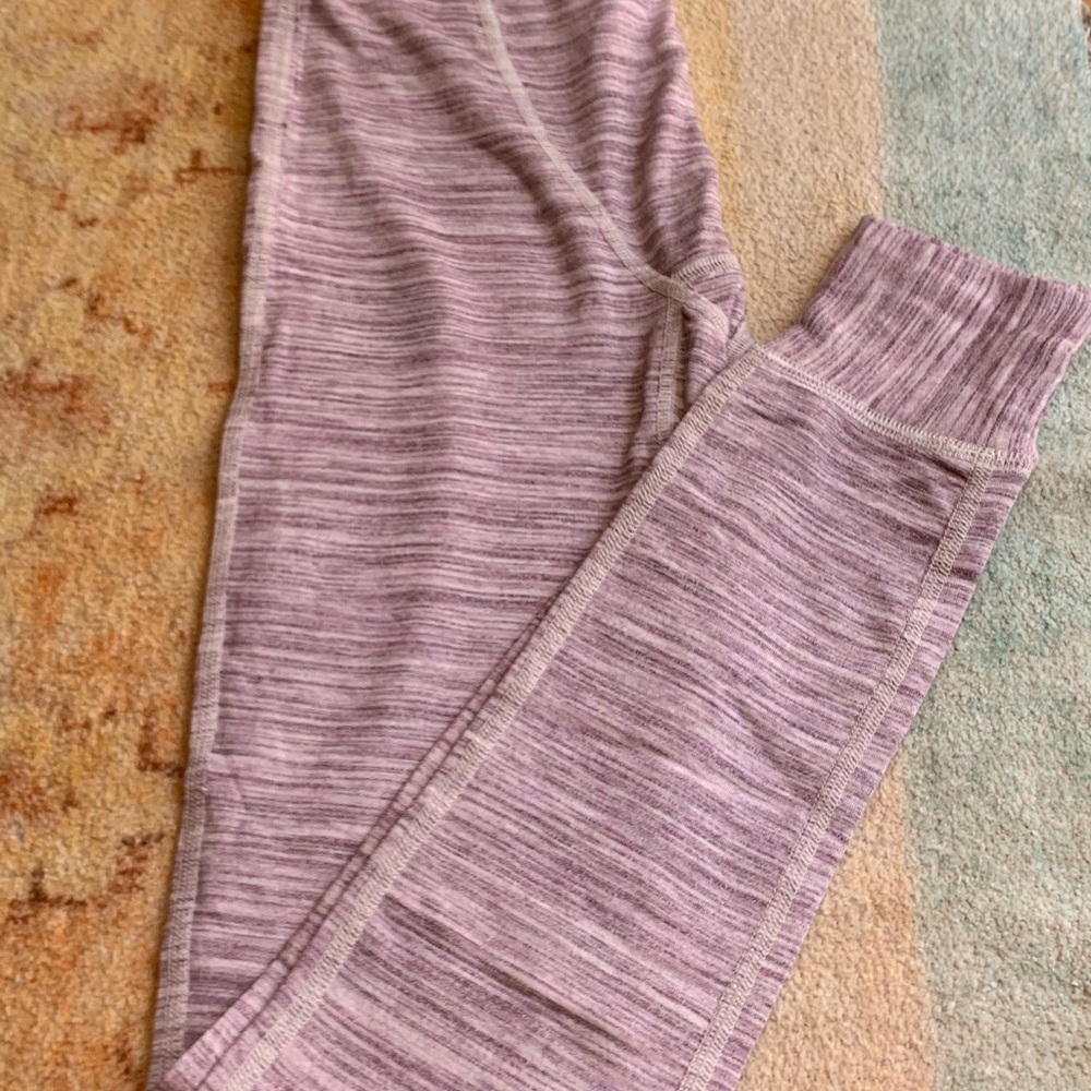 Free People Heathered Lavender Leggings